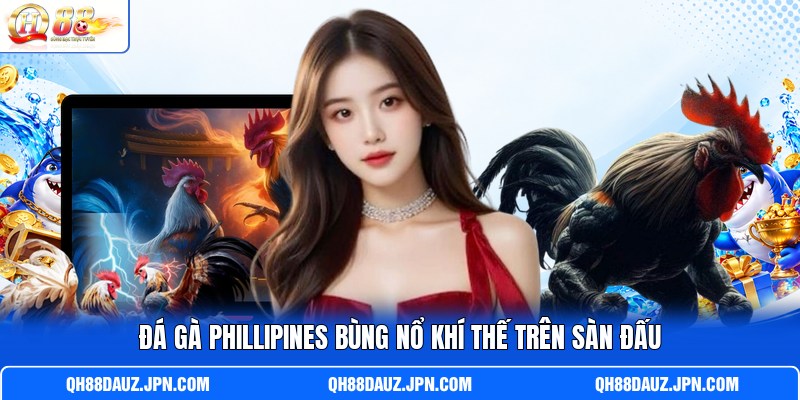 Đá gà Phillipines bùng nổ khí thế trên sàn đấu