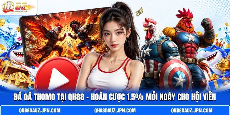 Đá Gà Thomo Tại QH88 - Hoàn Cược 1.5% Mỗi Ngày Cho Hội Viên