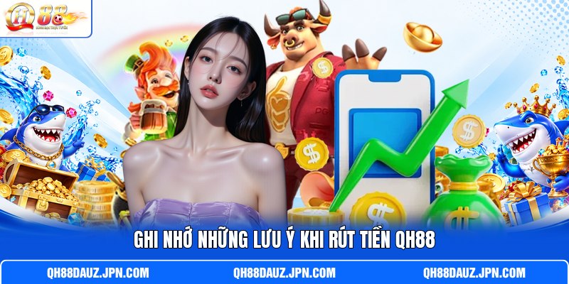 Ghi nhớ những lưu ý khi rút tiền QH88