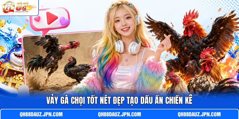 Vảy gà chọi tốt nét đẹp tạo dấu ấn chiến kê